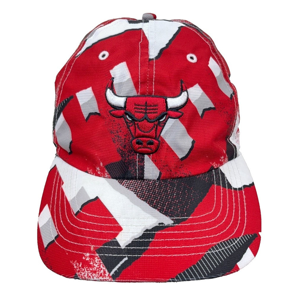 Chicago Bulls Hat Cap Snapback Low‎ Profile Performance Geometric Running Adult
